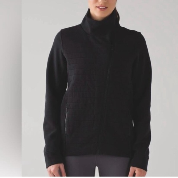 Lululemon Women’s Jacket Fleece Be True Jacket Black size 6 - Picture 8 of 16